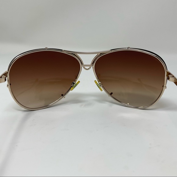 Bebe Sunglasses Aviator BB 7032  Womens Eyewear Fashion Oversized Gold Brown - Picture 8 of 14